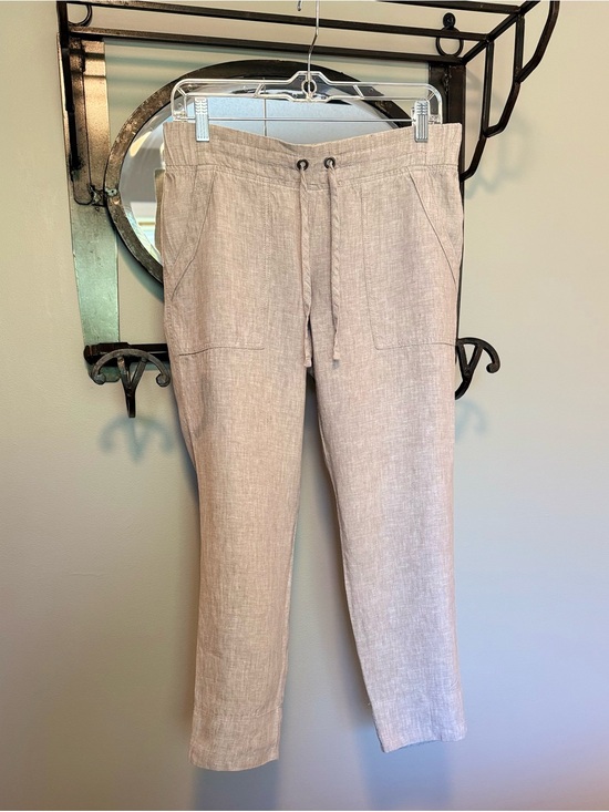 Athleta Pants - Athleta 💯 Linen Cropped Pants